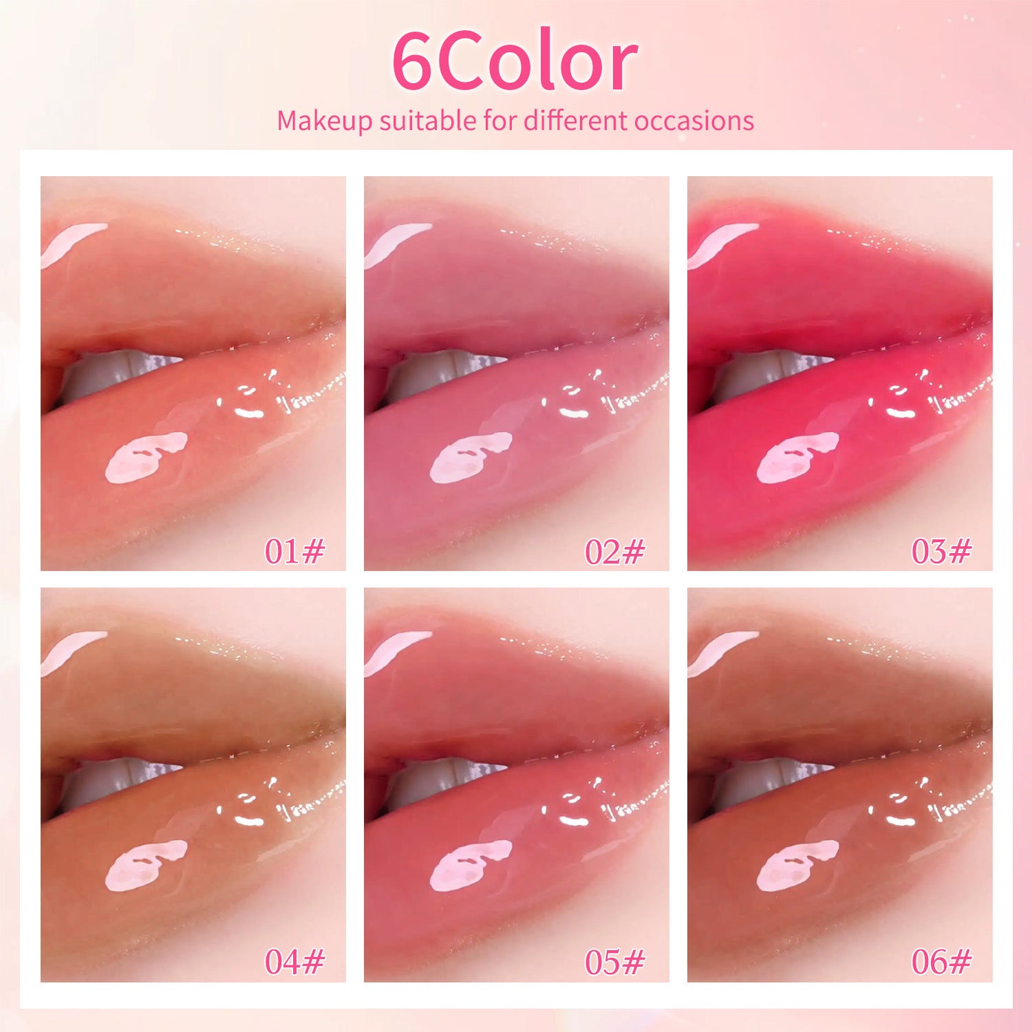 Metal Massage Head Lip Gloss. Elfaria