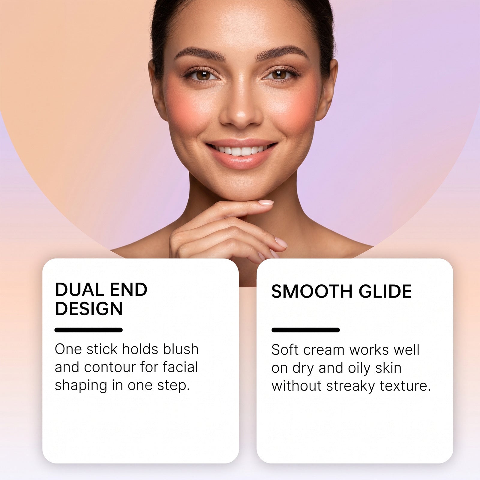 Portable contouring blush