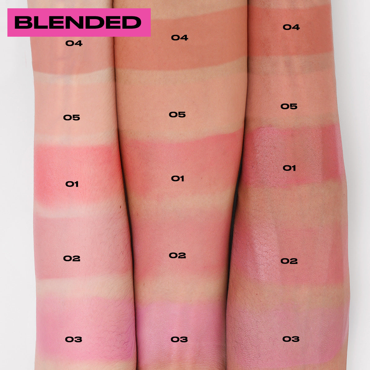 Young Vision 5-Color Matte Liquid Blush