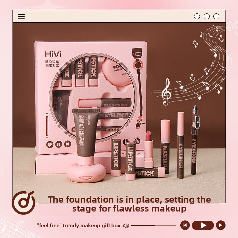 HiVi Pink Vinyl Record Trendy Makeup