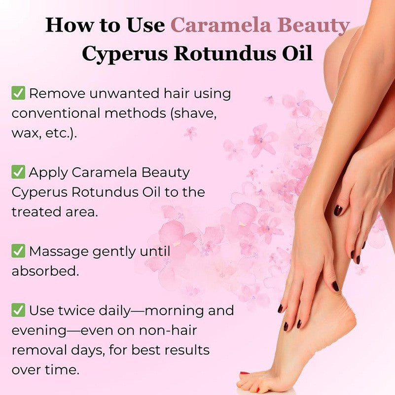 Cyperus Rotundus Oil Hair Removal Formula
