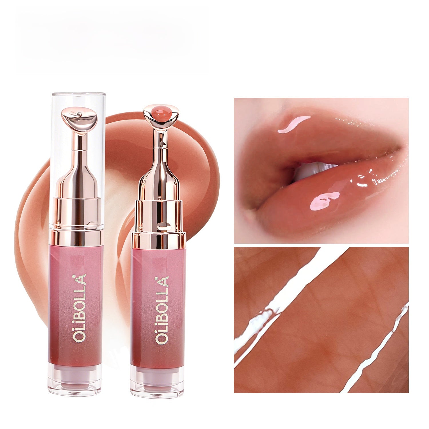 Metal Massage Head Lip Gloss. Elfaria