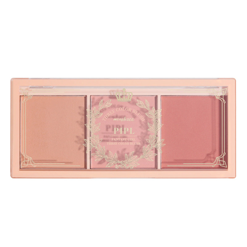 Three-Color Matte Blush Palette