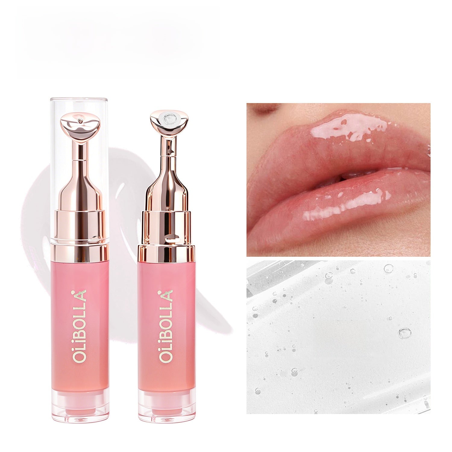 Metal Massage Head Lip Gloss. Elfaria