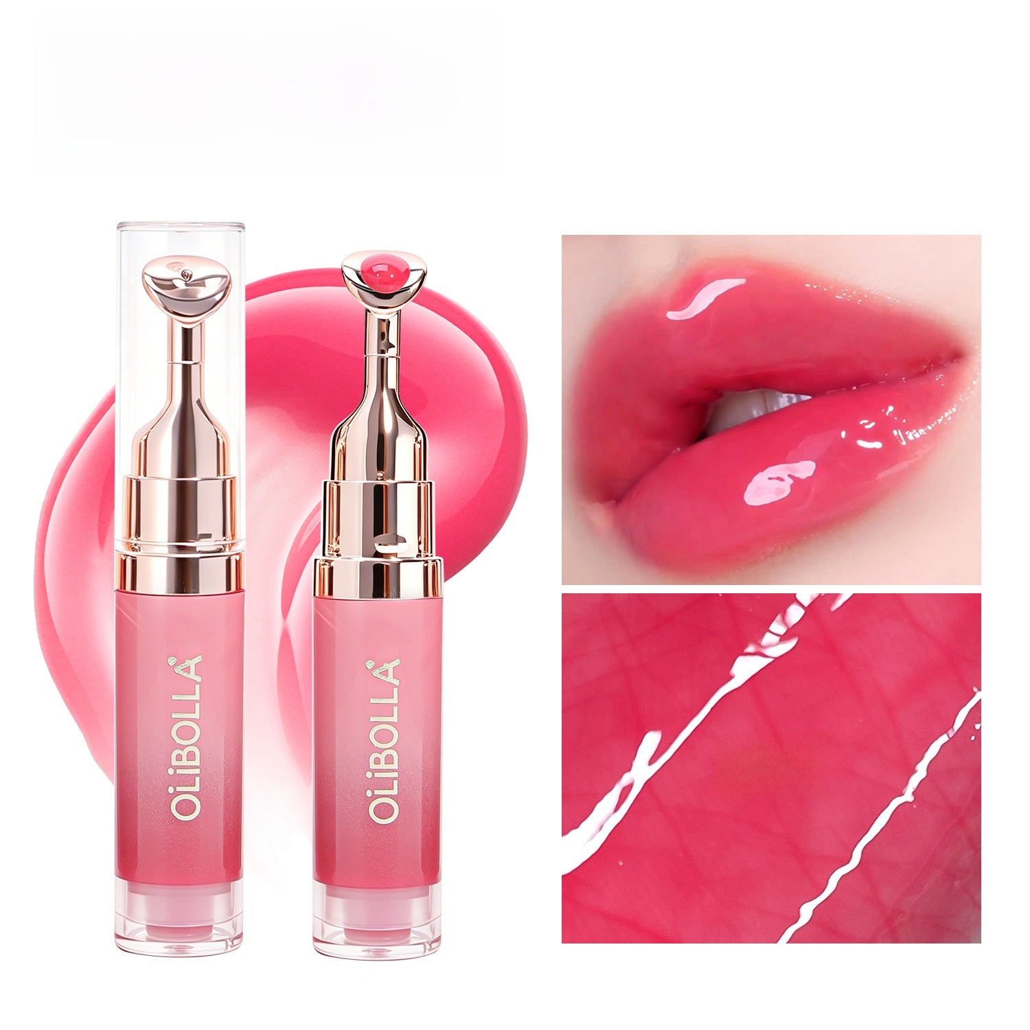 Metal Massage Head Lip Gloss. Elfaria