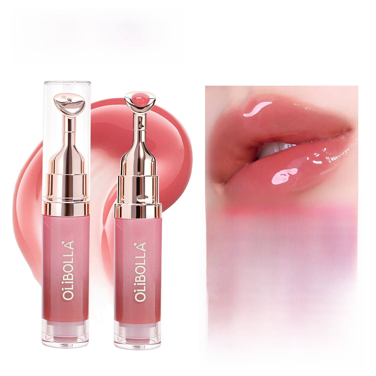 Metal Massage Head Lip Gloss. Elfaria