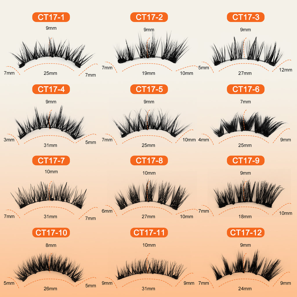 Magnetic False Eyelashes
